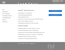 Tablet Screenshot of cms.teampuls.de